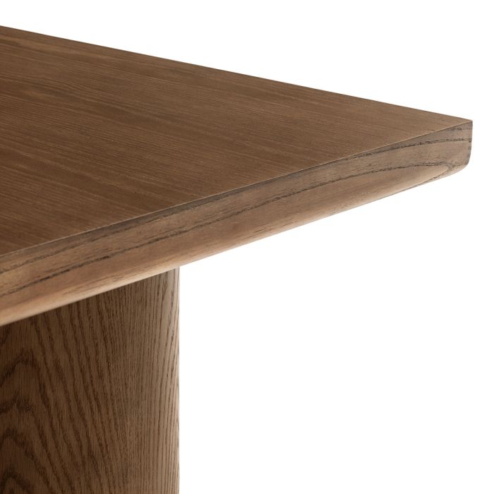 Mesa Comedor 220x110x76 Madera de Roble -- Natural