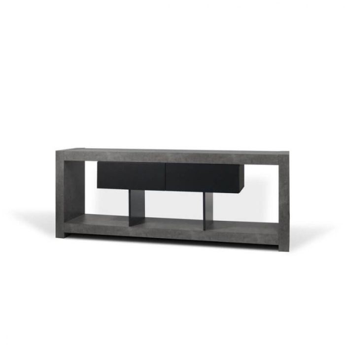Mueble TV Madera Reciclada Gris, 174 Cm