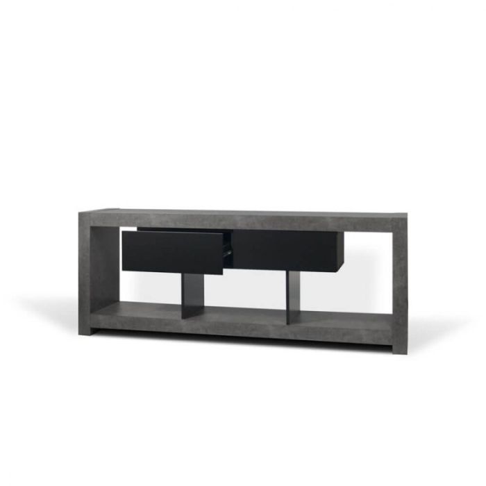 Mueble TV Madera Reciclada Gris, 174 Cm