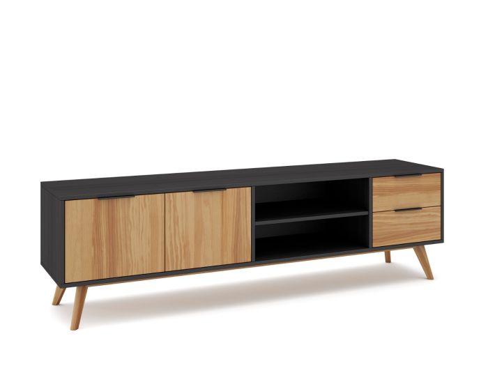 Mueble TV Lavis Madera Pino, 180 Cm