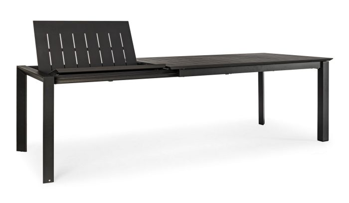 Mesa Extensible Aluminio Gris Antracita, 160/240 Cm