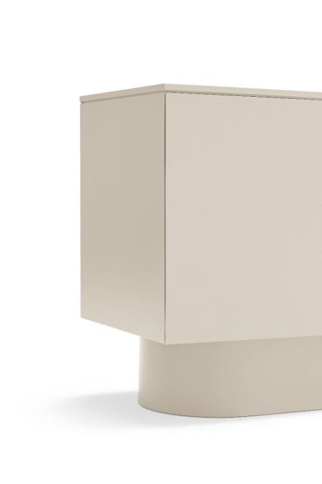 Aparador 4 Puertas Lacado Color Arena, 200 Cm