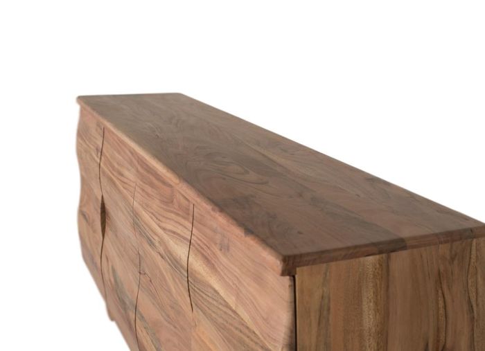 Aparador 4 Puertas Madera Natural, 170 Cm