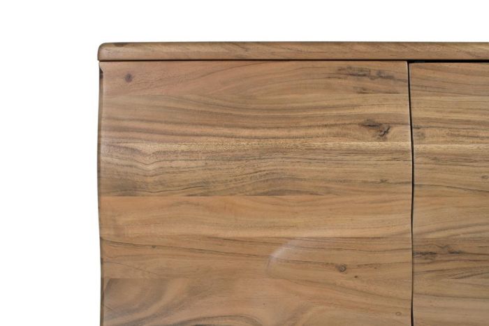 Aparador 4 Puertas Madera Natural, 170 Cm