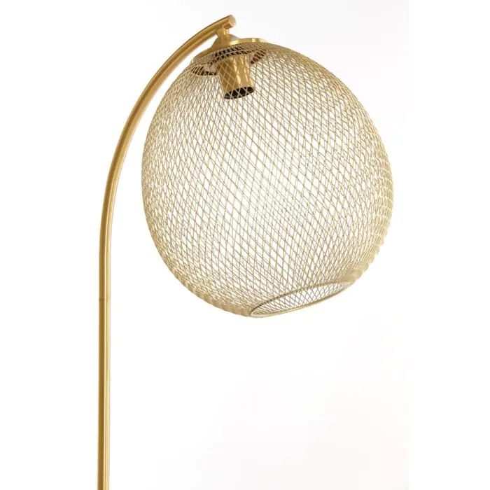 Lámpara de Pie Metal Dorado, 160 Cm