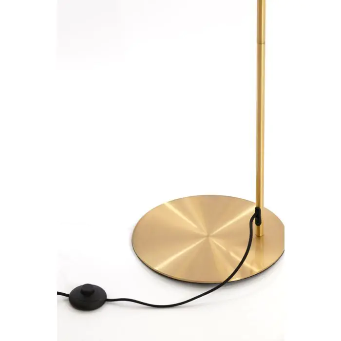 Lámpara de Pie Metal Dorado, 160 Cm
