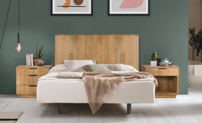 Cabezal moderno color natural