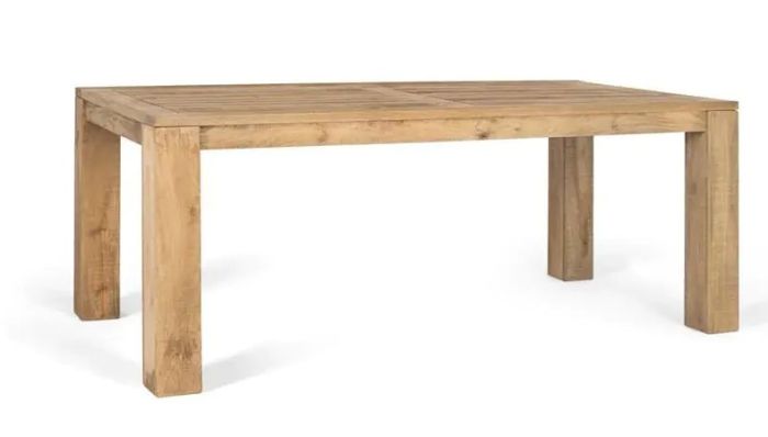 Mesa comedor vintage natural