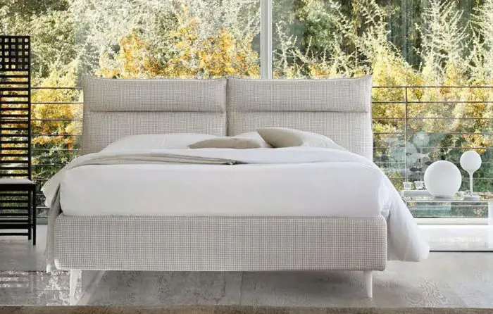 Cama Diseño Moderno  Blanco