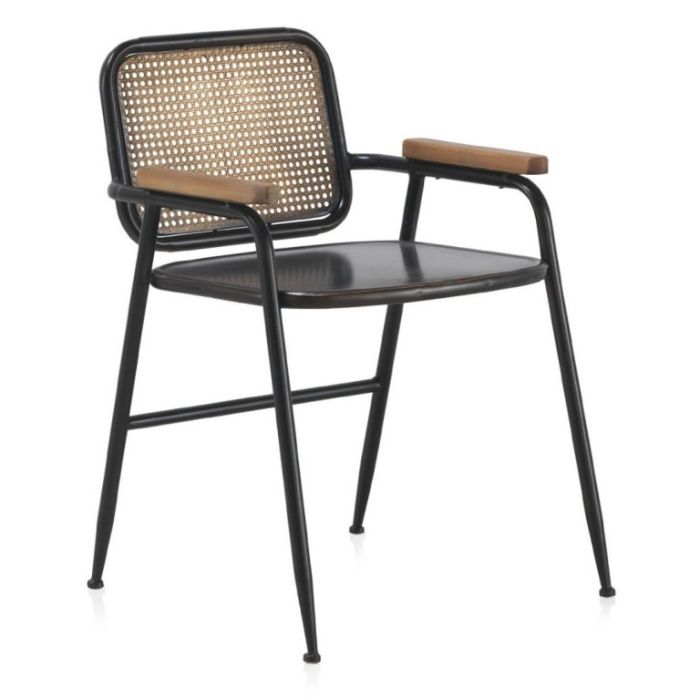 Silla Brazos Estilo Industrial 