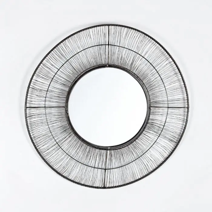 Espejo , Decor, plata, metal, espejo, denis 61 cm