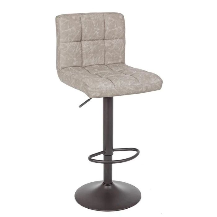 Taburete Alto Moderno Greyson Gris Claro 