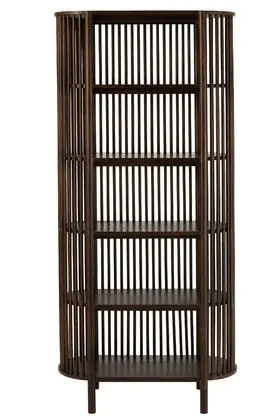 Estantería Madera Mango Marrón Oscuro, 38 Cm