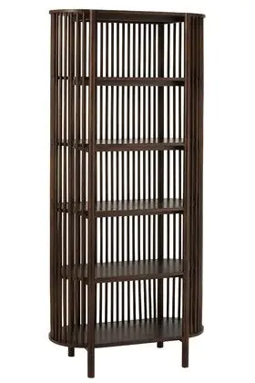 Estantería Madera Mango Marrón Oscuro, 38 Cm