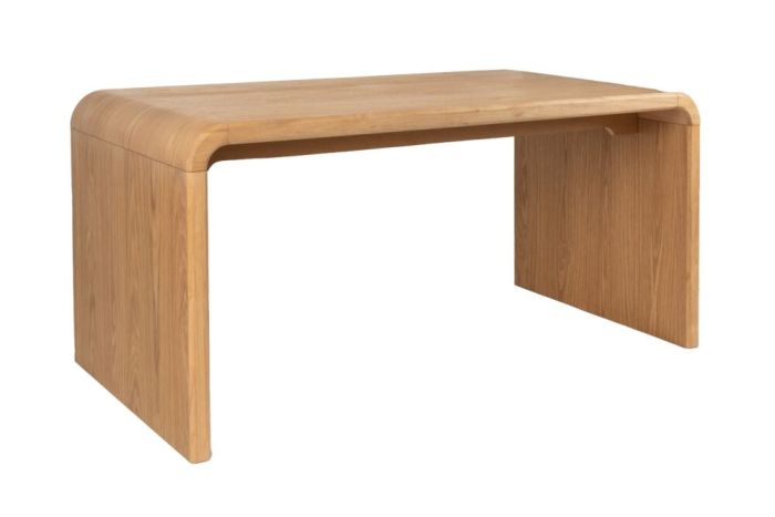 Mesa Comedor Chapa Roble Madera Caucho, 160 Cm