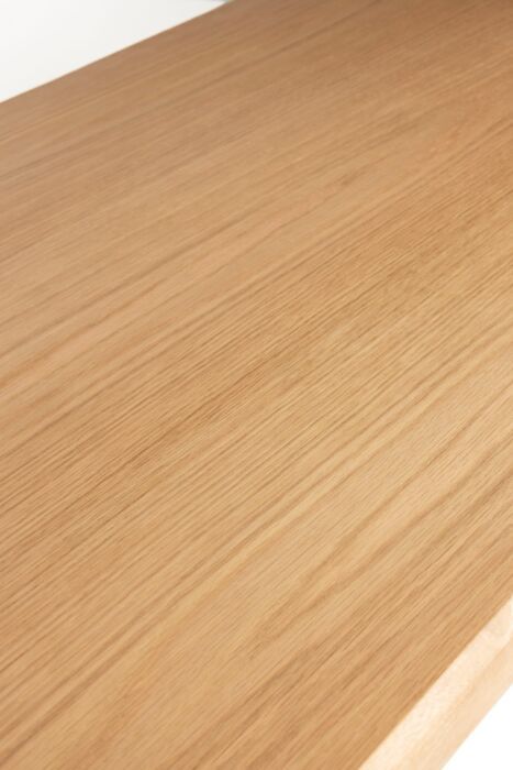 Mesa Comedor Chapa Roble Madera Caucho, 160 Cm
