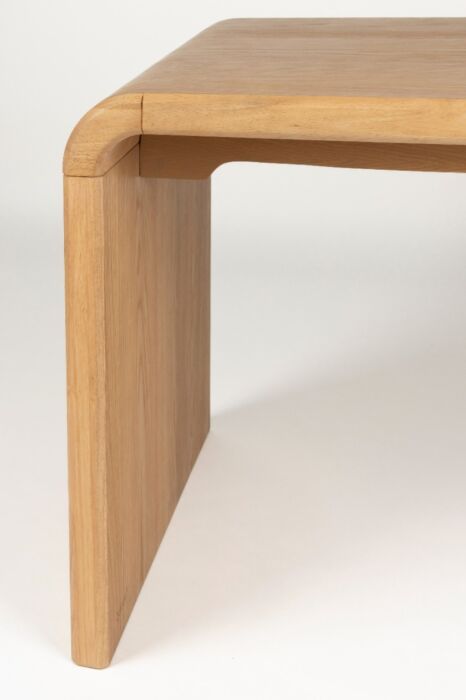 Mesa Comedor Chapa Roble Madera Caucho, 160 Cm
