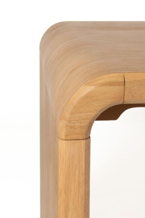Mesa Comedor Chapa Roble Madera Caucho, 160 Cm