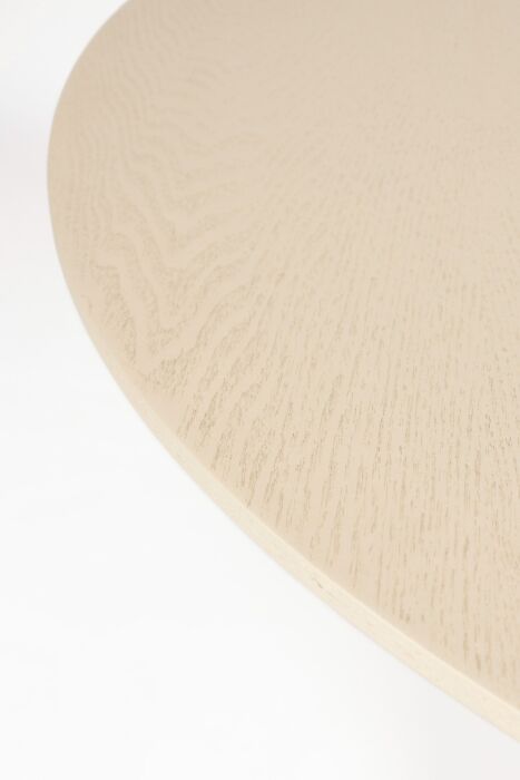 Mesa Comedor Beige Chapa Fresno Madera Fresno, 100 Cm