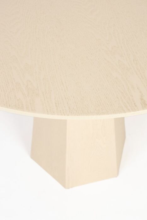 Mesa Comedor Beige Chapa Fresno Madera Fresno, 100 Cm