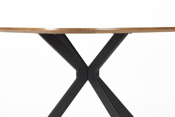 Mesa Comedor Marrón Hierro, 110 Cm