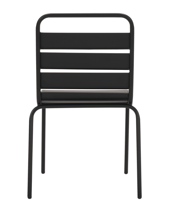 Silla Terraza Negro Hierro, 57 Cm