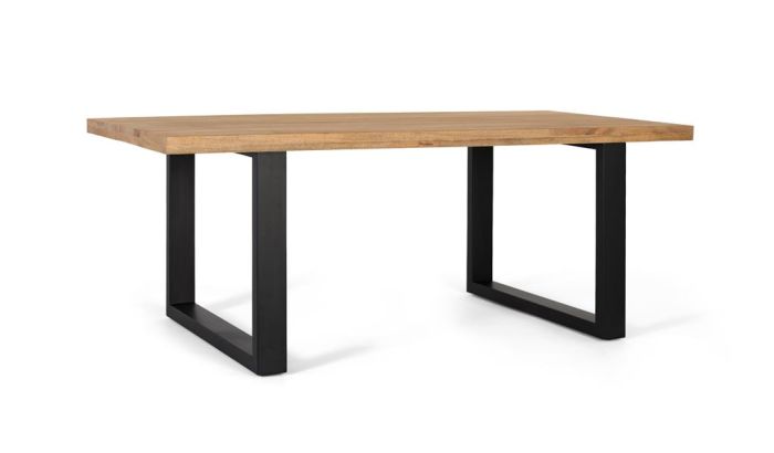 Mesa comedor industrial rectangular