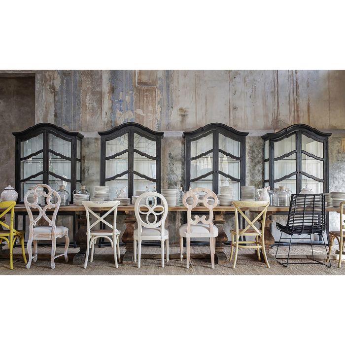 Mesa comedor Pino Reciclado Marrón natural Rectangular, 200 Cm
