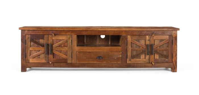 Mueble TV vintage Nogal