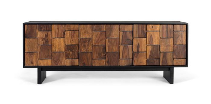 Mueble TV negro natural
