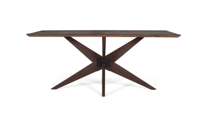 Mesa comedor industrial negra 