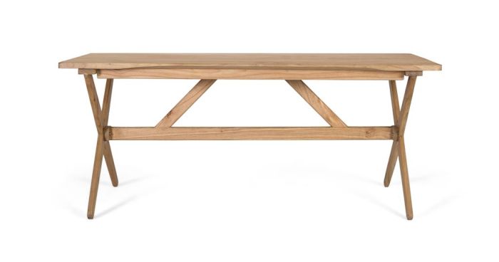 Mesa comedor rectangular madera natural