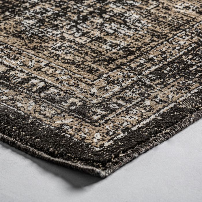 Alfombra Viscosa Marrón Keisi  Rectangular, 340 Cm