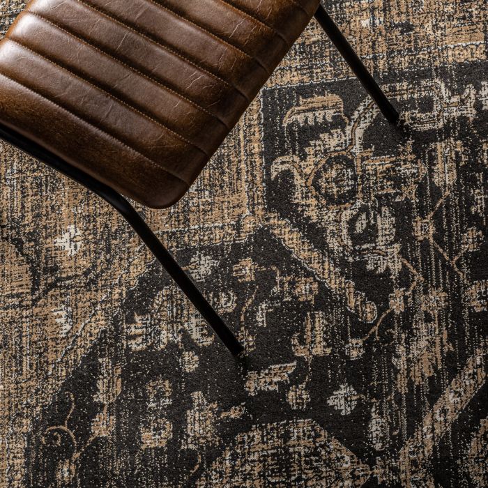 Alfombra Viscosa Marrón Keisi  Rectangular, 340 Cm