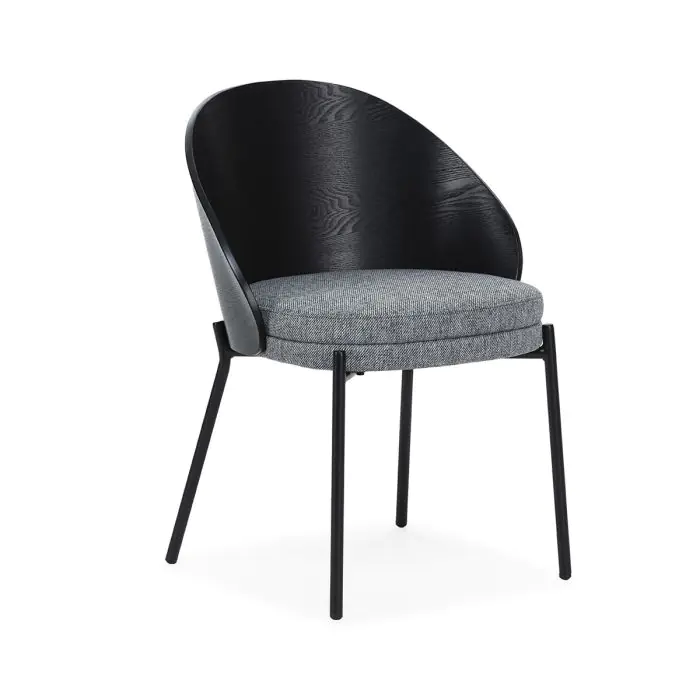 Silla Gris Negro

