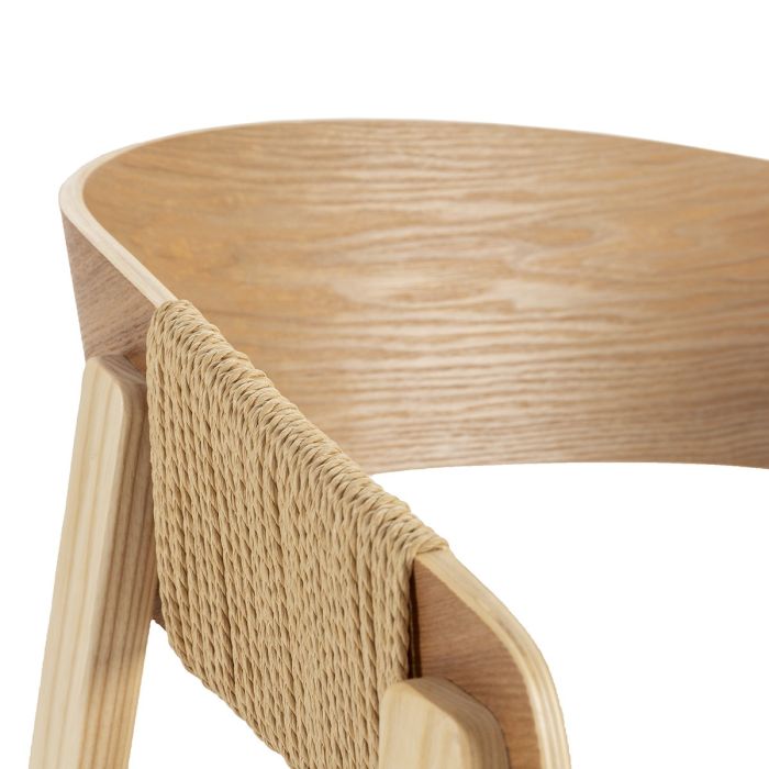 Silla 56x51x75 Madera de Roble/Cuerda -- Natural