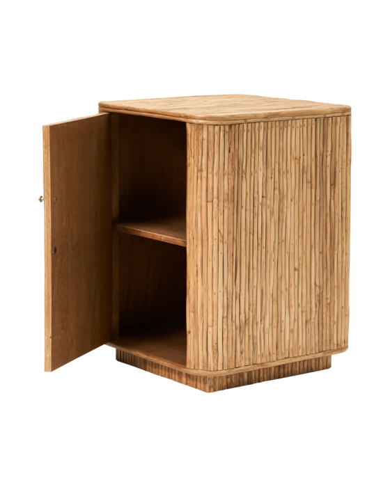 Aparador 1 Puerta Color Natural, 48 Cm