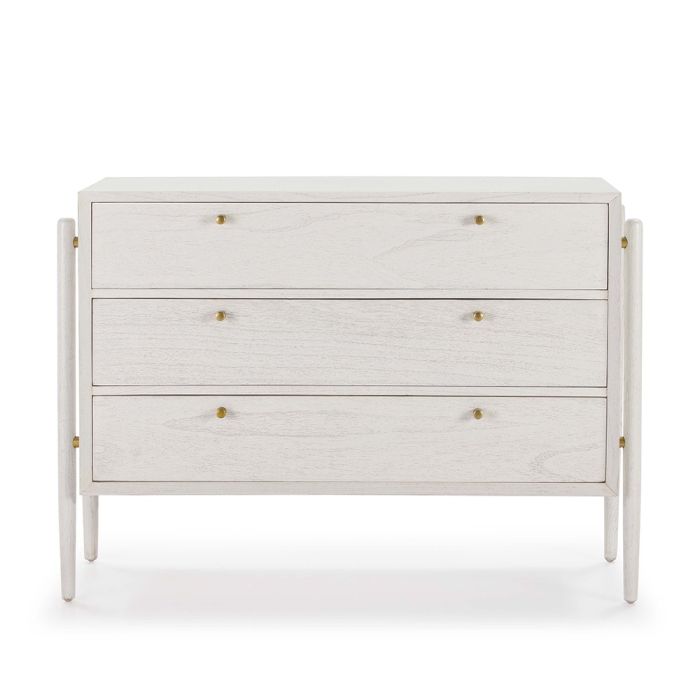 Cómoda 125x45x90 Madera Blanco