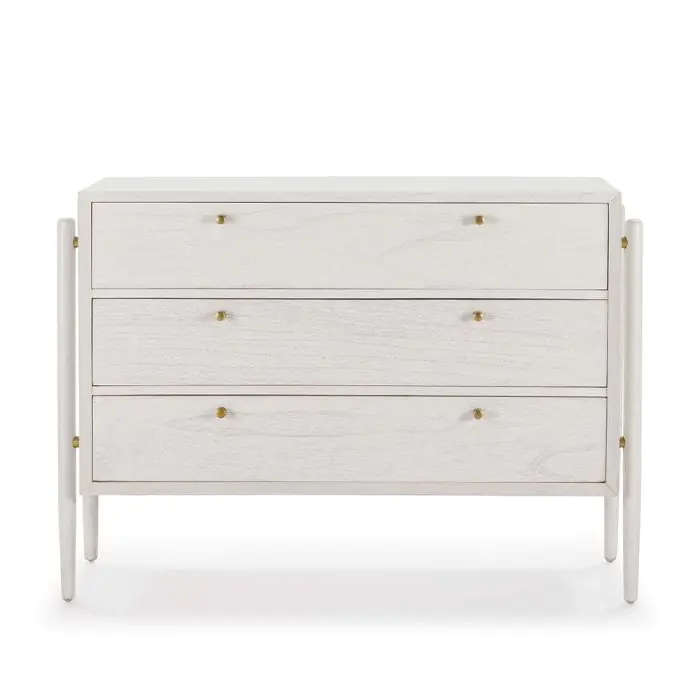 Cómoda 125x45x90 Madera Blanco