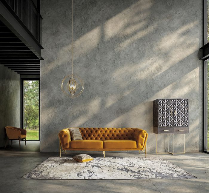 Armario Madera Mango Hierro Negro/Oro, 161 Cm