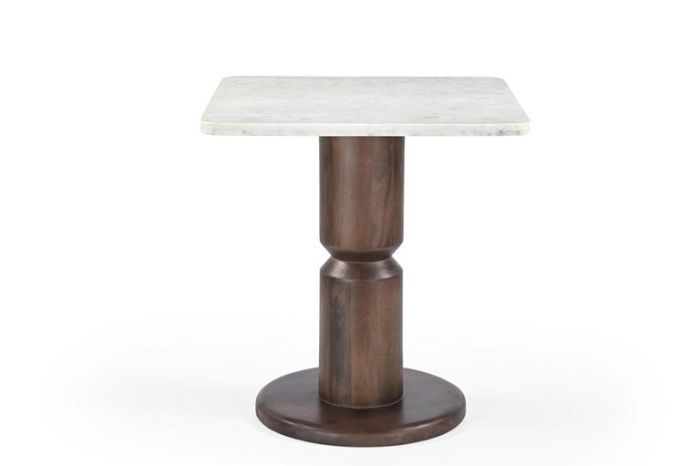 Mesa auxiliar travertino Madera 