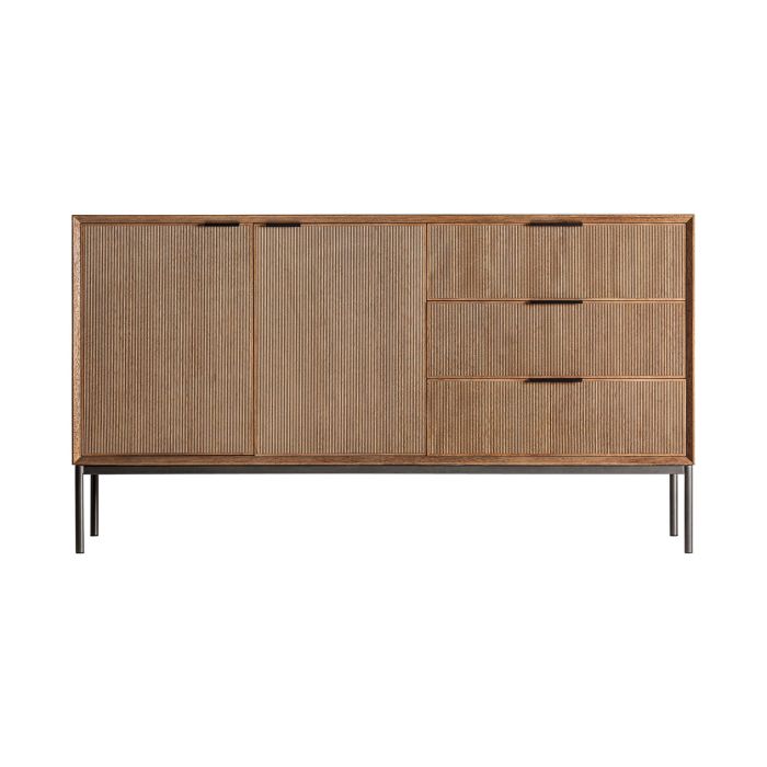 Aparador Meira Vintage Madera Abeto Hierro, 144 Cm