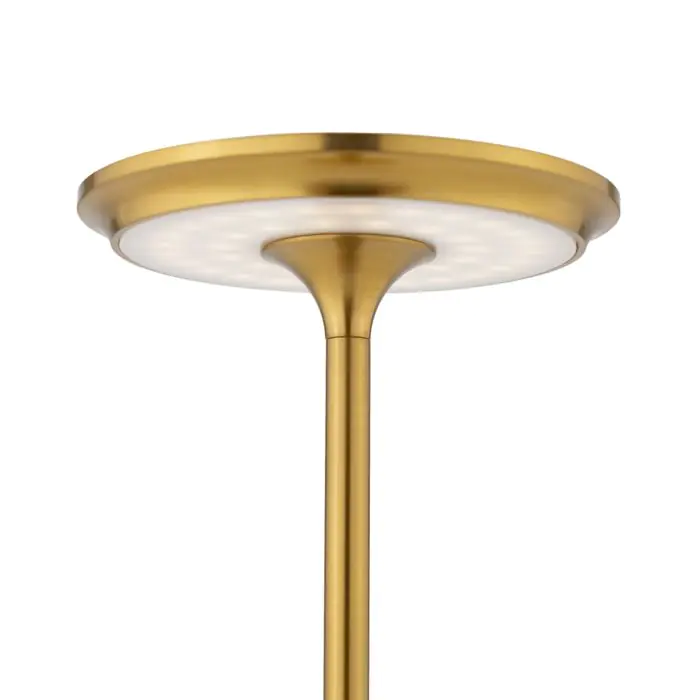 Lampara de Sobremesa Portatil 13x13x28 Metal -- Dorado