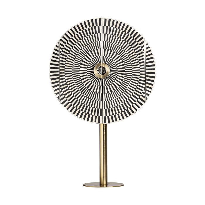 Armario GATSBY Madera Negro Hierro Blanco Redondo, 160 Cm