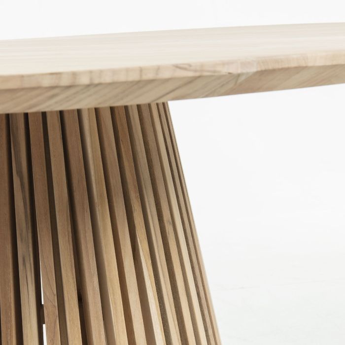 mesa comedor salón, decor, Irene teca natural 120 cm