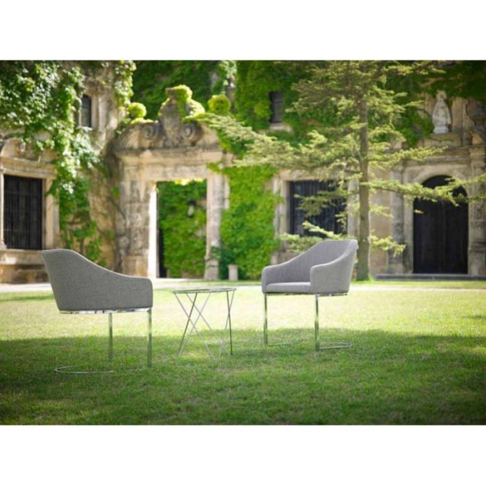 Mesa Auxiliar De Cristal de diseño Moderno, 46 Cm