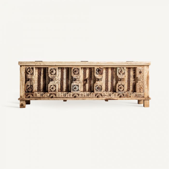 Mueble TV Madera Natural Envejcido, 171 Cm