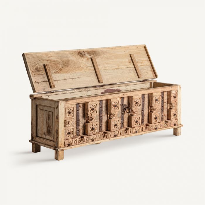 Mueble TV Madera Natural Envejcido, 171 Cm