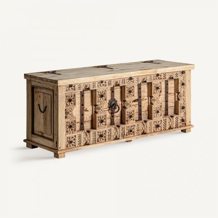 Mueble TV Madera Natural Envejcido, 171 Cm