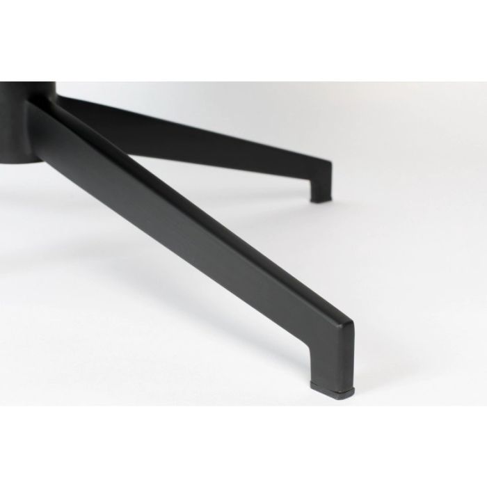 Sillón Tapizado Textil Beige Metal Negro, 66 Cm